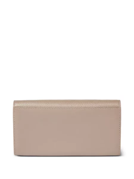 Colier Fendi din piele gri