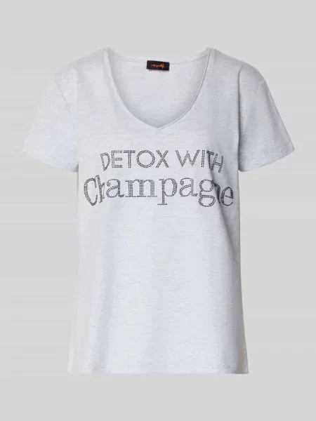 T-shirt z detalem z logo Miss Goodlife