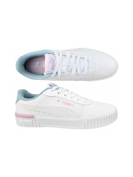 Pantofi Puma cu imprimeu tropical alb