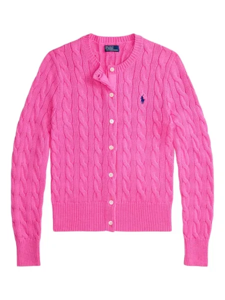 Căciulă Polo Ralph Lauren cu broderie cu dungi cowboy roșu