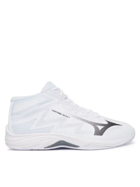 Mizuno Încălțăminte pentru sporturi de interior Lightning Select Mid alb