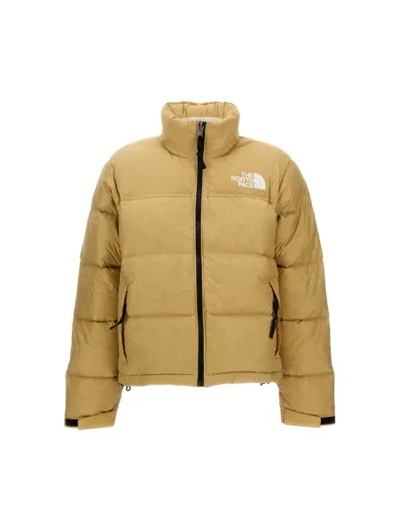 Kurtka puchowa The North Face retro beżowa