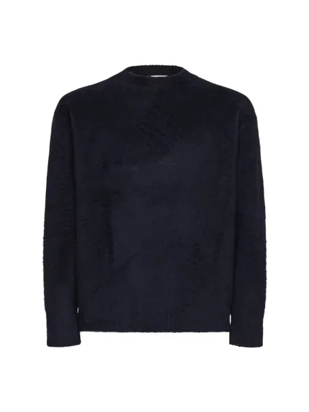 Sweter Roberto Collina niebieski