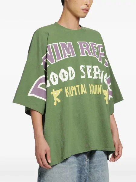 Tricou Kapital cu imagine verde