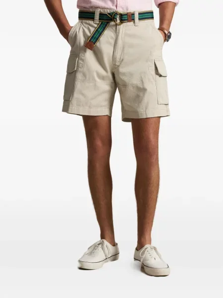 Ριγέ δερμάτινος κάλτσες Polo Ralph Lauren με κορδόνι μαύρο