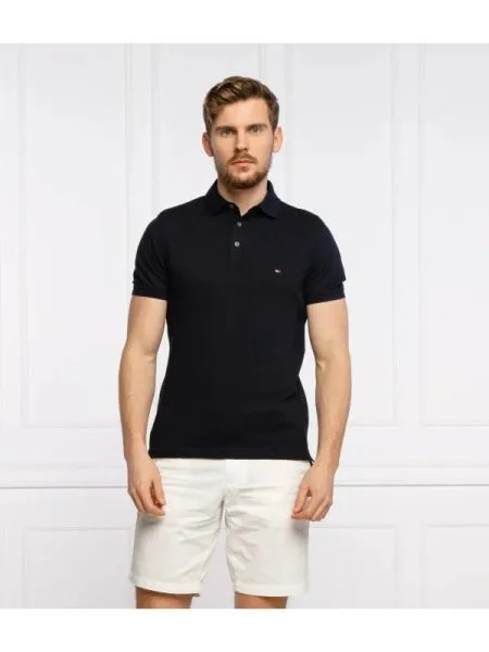 Tommy Hilfiger Tenisz póló | pique kék