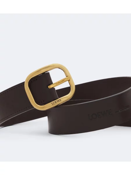 Cu centură curea Loewe din piele maro