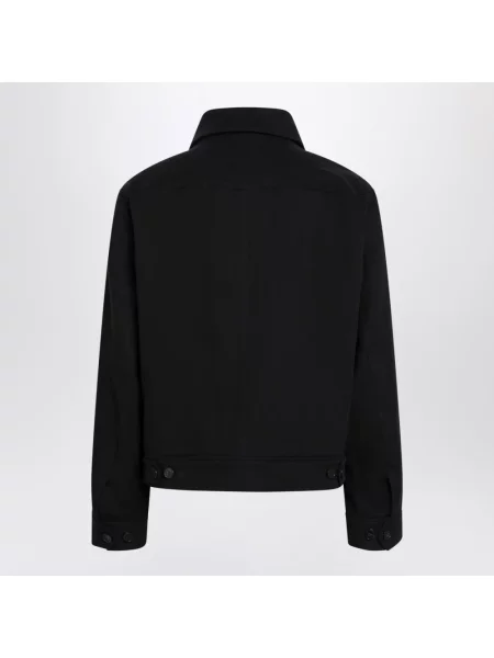 Kurtka Dries Van Noten wełniana czarna