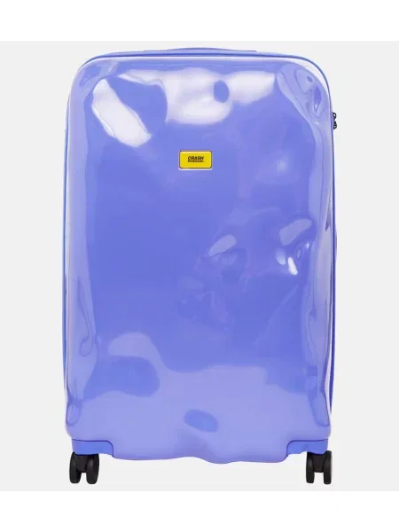 Koferić Crash Baggage karirani ljubičasta