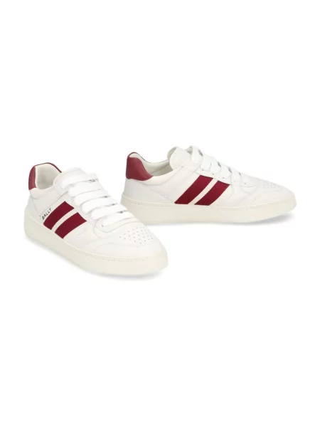 Sneakersy Bally skórzane białe