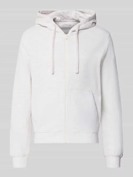Bluza rozpinana o kroju relaxed fit z czystej bawełny S.oliver Red Label biała
