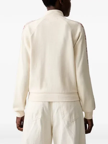 Пуловер Scotch & Soda бродиран бяло