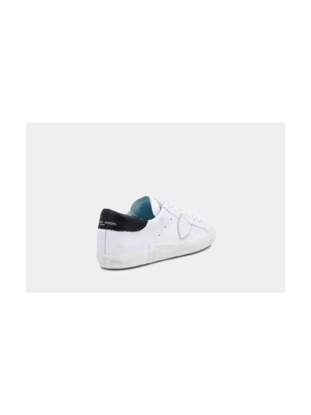 Sneakersy Philippe Model skórzane do tenisa białe