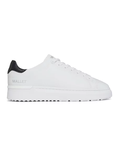 Sneakersy Mallet London skórzane białe