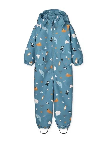 Liewood Detský overal Maddy Snowsuit modrá