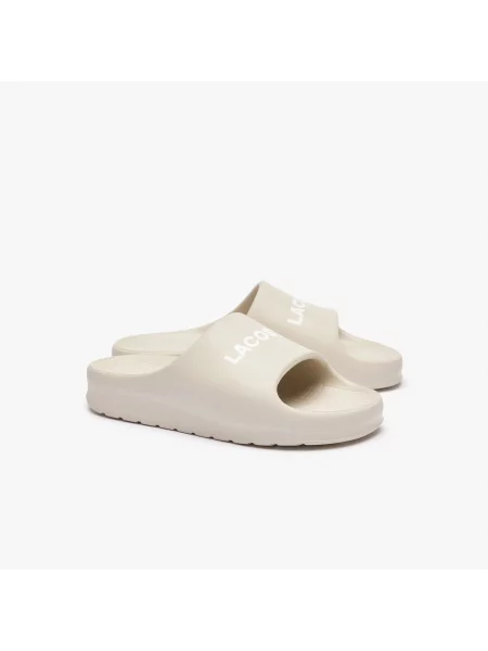 Шлепанцы Lacoste бежевые