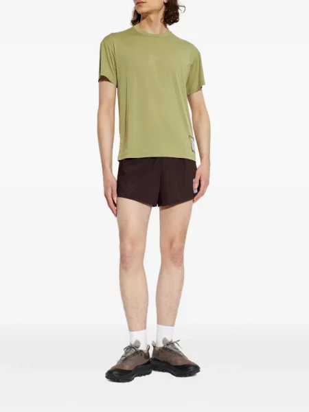 Tricou Satisfy cu imagine cu decolteu rotund verde