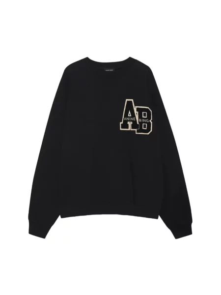 Bluza Anine Bing z logo czarna
