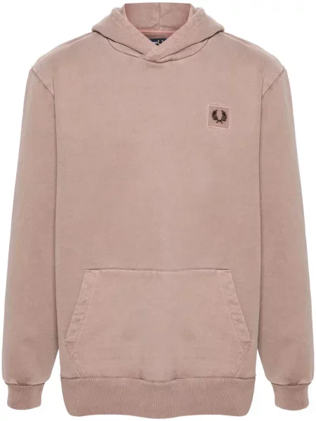 Hanorac cu glugă Fred Perry roz
