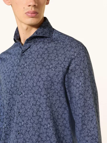 Stenströms Flanelová Košile Slim Fit tmavě modrá