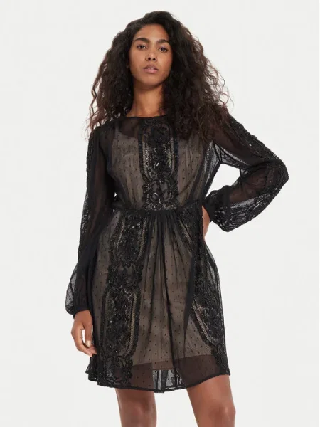 TWINSET Rochie cocktail negru