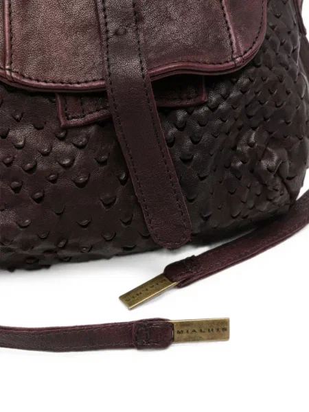 Geantă shopper Mialuis din piele violet