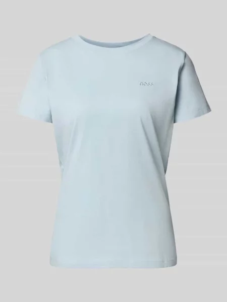 T-shirt o kroju regular fit z czystej bawełny model ‘ESOGO’