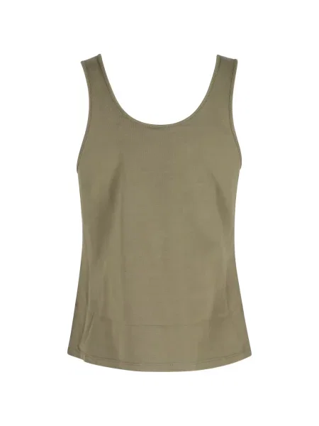 Top Isabelle Blanche verde