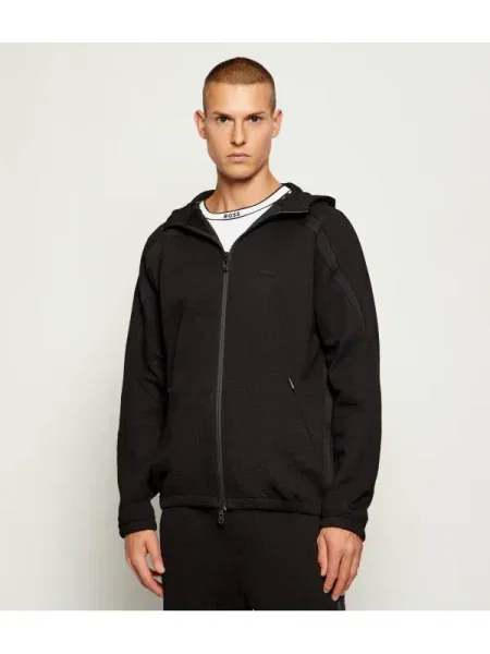 BOSS GREEN Hanorac SW_League Stellan negru