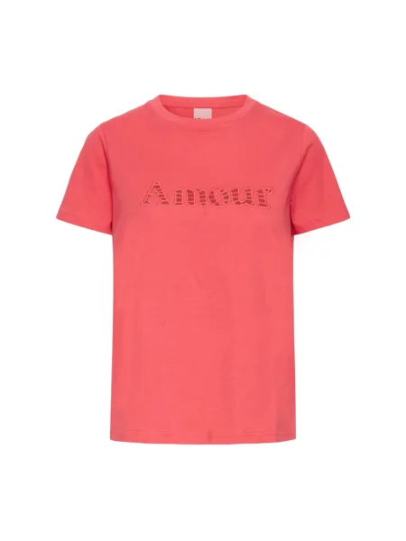 Krótka koszulka Ichi z krótkim rękawem czerwona