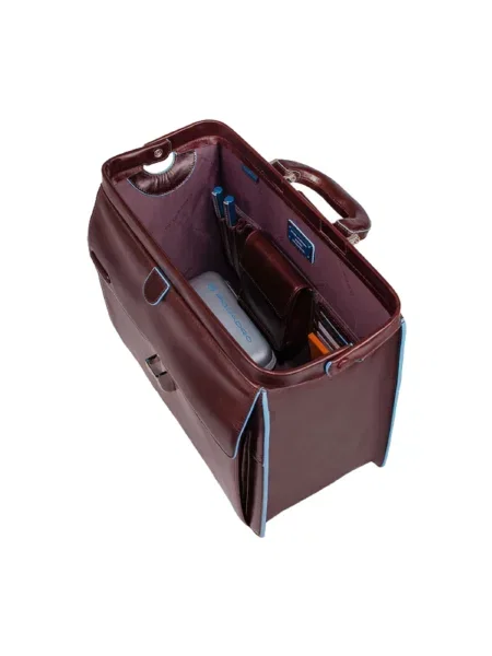 Torba Piquadro skórzana brązowa