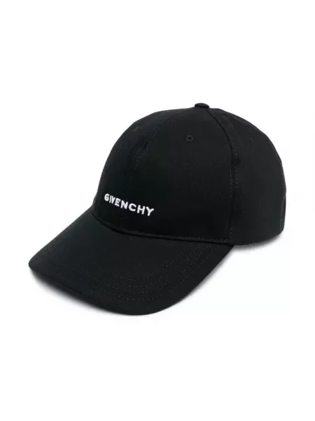 Czapka z daszkiem Givenchy z logo czarna