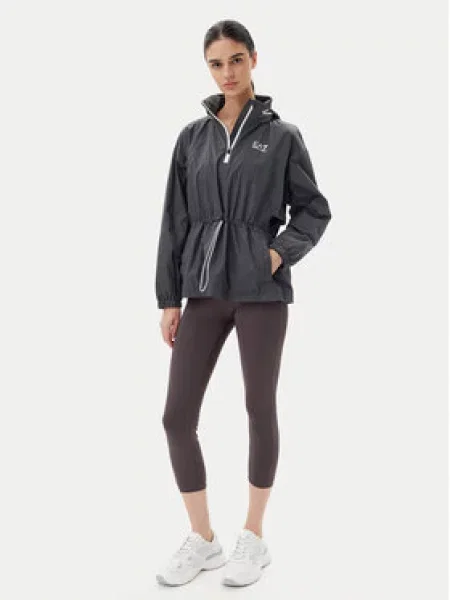 Emporio Armani Bunda anorak šedá