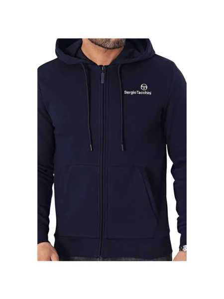 Bluza z kapturem Sergio Tacchini niebieska