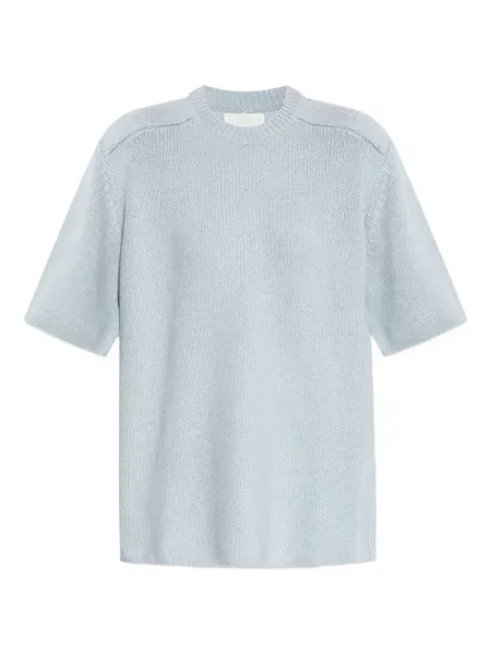 Tricou Lisa Yang scurt albastru