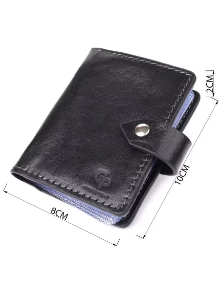 Кожаный кошелек Grande Pelle черный