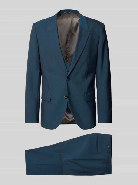 Garnitur o kroju regular fit z mieszanki żywej wełny model Henry/Getlin' Hugo
