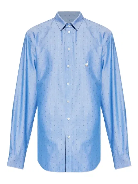 Риза Moschino бродирана синьо