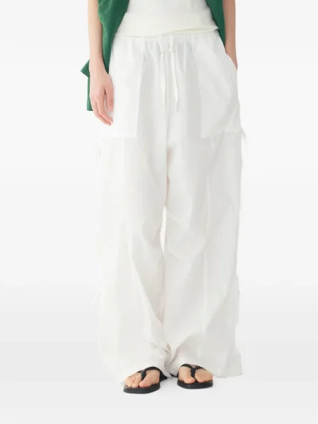 Pantaloni Tomboy alb