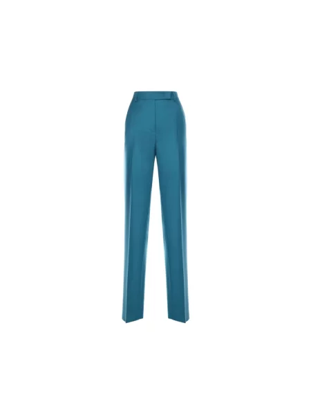 Spodnie Max Mara niebieskie