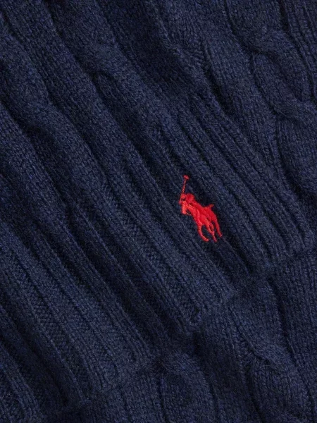 Matlasat sneakerși Polo Ralph Lauren cu autograf de catifea cord albastru