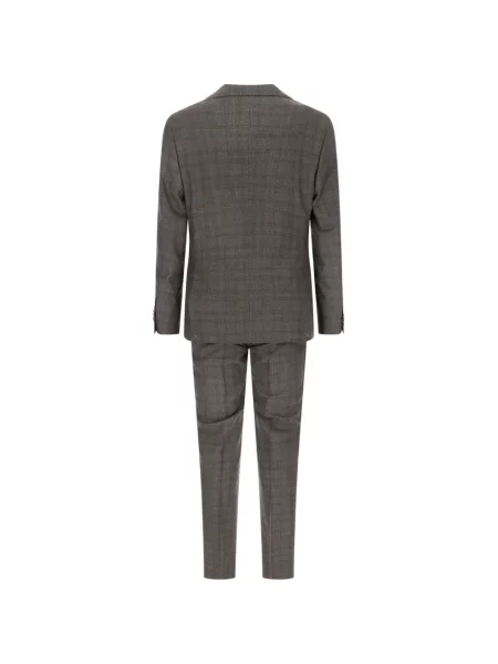 Costum Corneliani în carouri maro