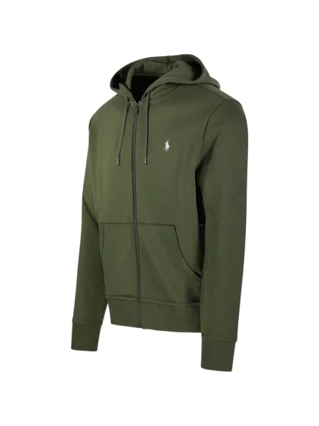 Hanorac cu glugă Ralph Lauren Collection cu broderie verde