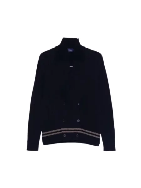 Kardigan Drumohr dwurzędowy niebieski