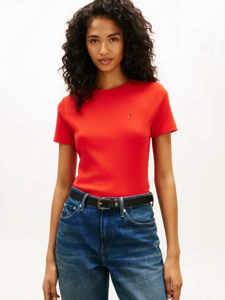 Tommy Hilfiger Koszulka Kobiety S czerwony