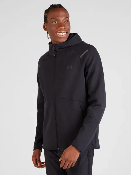 Geacă Under Armour din fleece negru