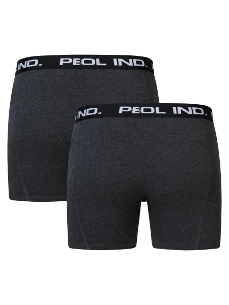 Petrol Industries Boksarice pegasto siva / črna bela