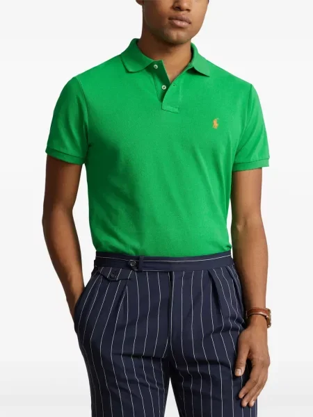 Fleecové polotričko Polo Ralph Lauren s potiskem modré