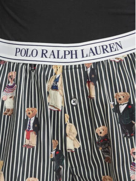 Pyžamové šortky Polo Ralph Lauren černé