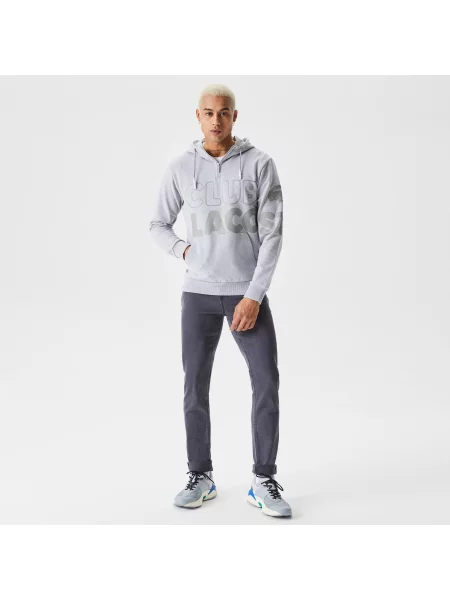Lacoste толстовка чоловіча вільний стиль сіра